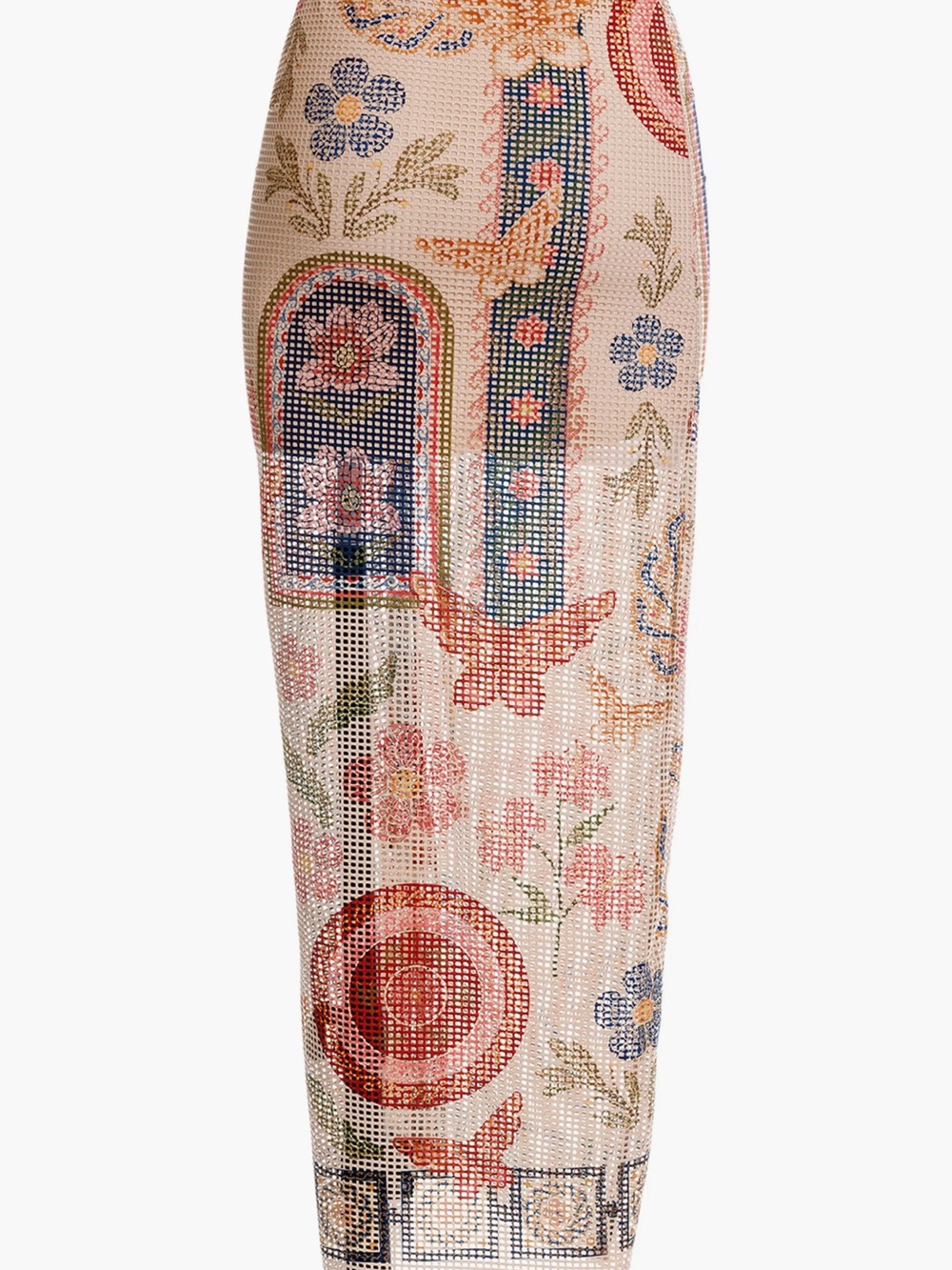 Agua Bentida Tock Fiore Cover-Up Skirt - Picture 3 of 10